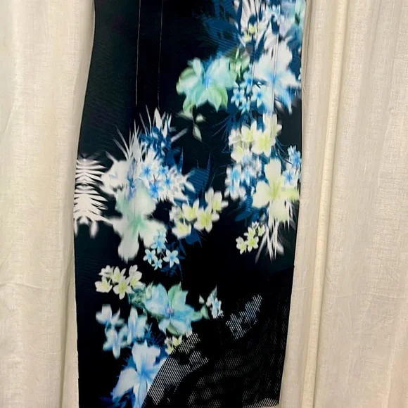 Elie Tahari Floral mesh emory dress nwt size 8 - Picture 4 of 4